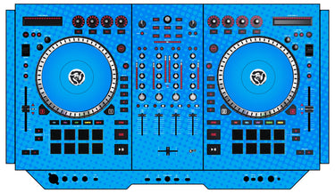 Numark NS 7 II Skin Gradienter Blue Light